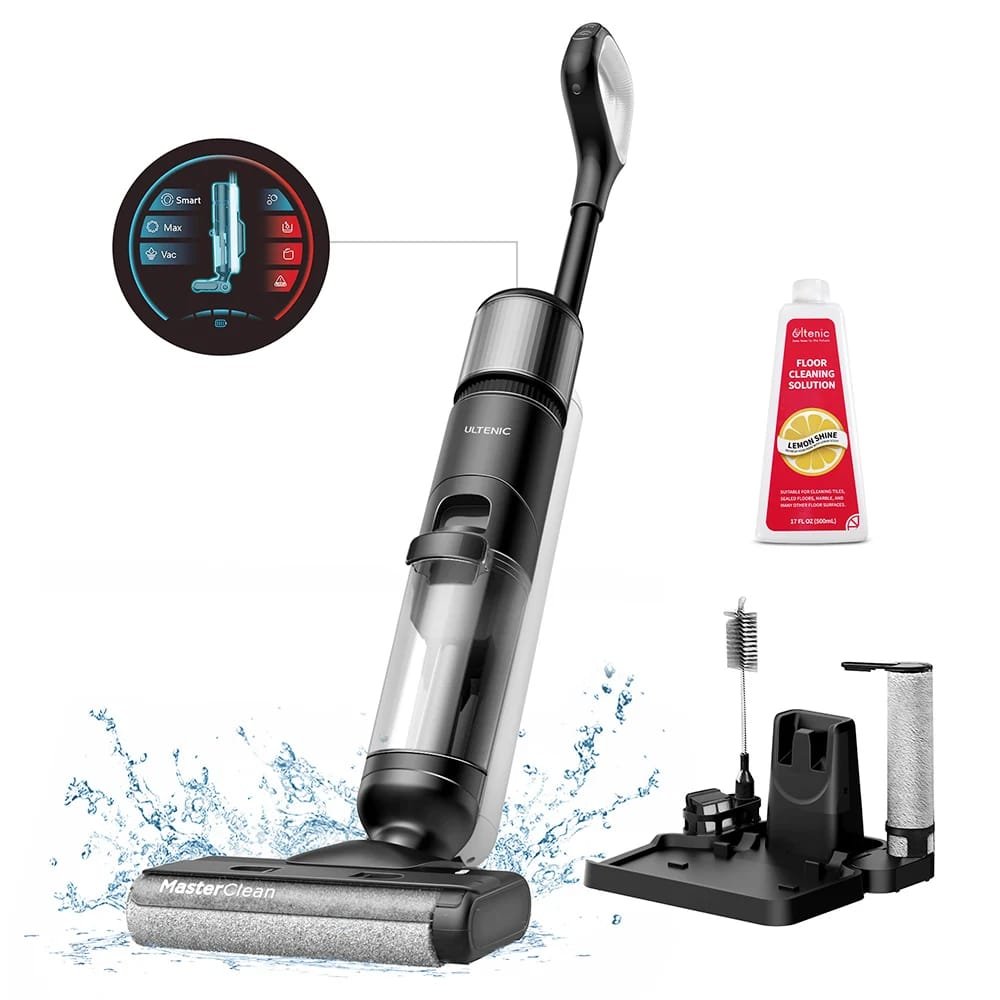 Aspiradora Fregadora Inalambrica De Agua Ultenic Ac1 Elite Multisuperficie Aspiradoras Sin Cable En