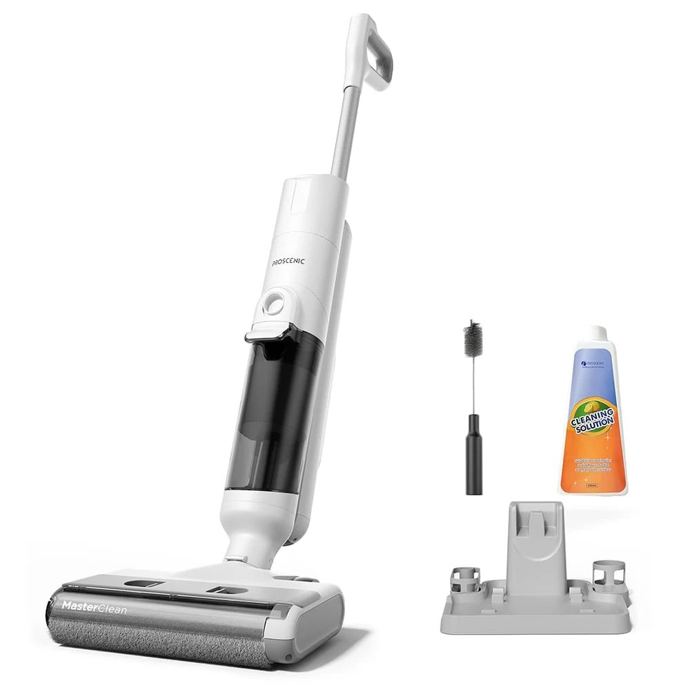 Aspiradora y trapeador inalámbricos Proscenic F10 Pro, 30 minutos de duración, autolimpieza,