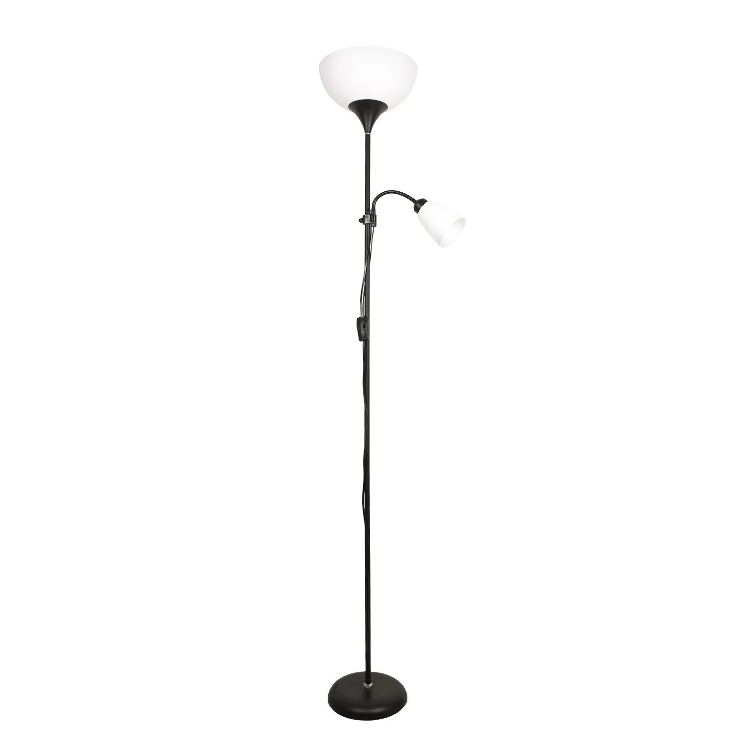 BEL AIR HOME - Lámpara de pie Varese 2xE27 178cm - Ideal para Salones y Estudios - Diseño Moderno y