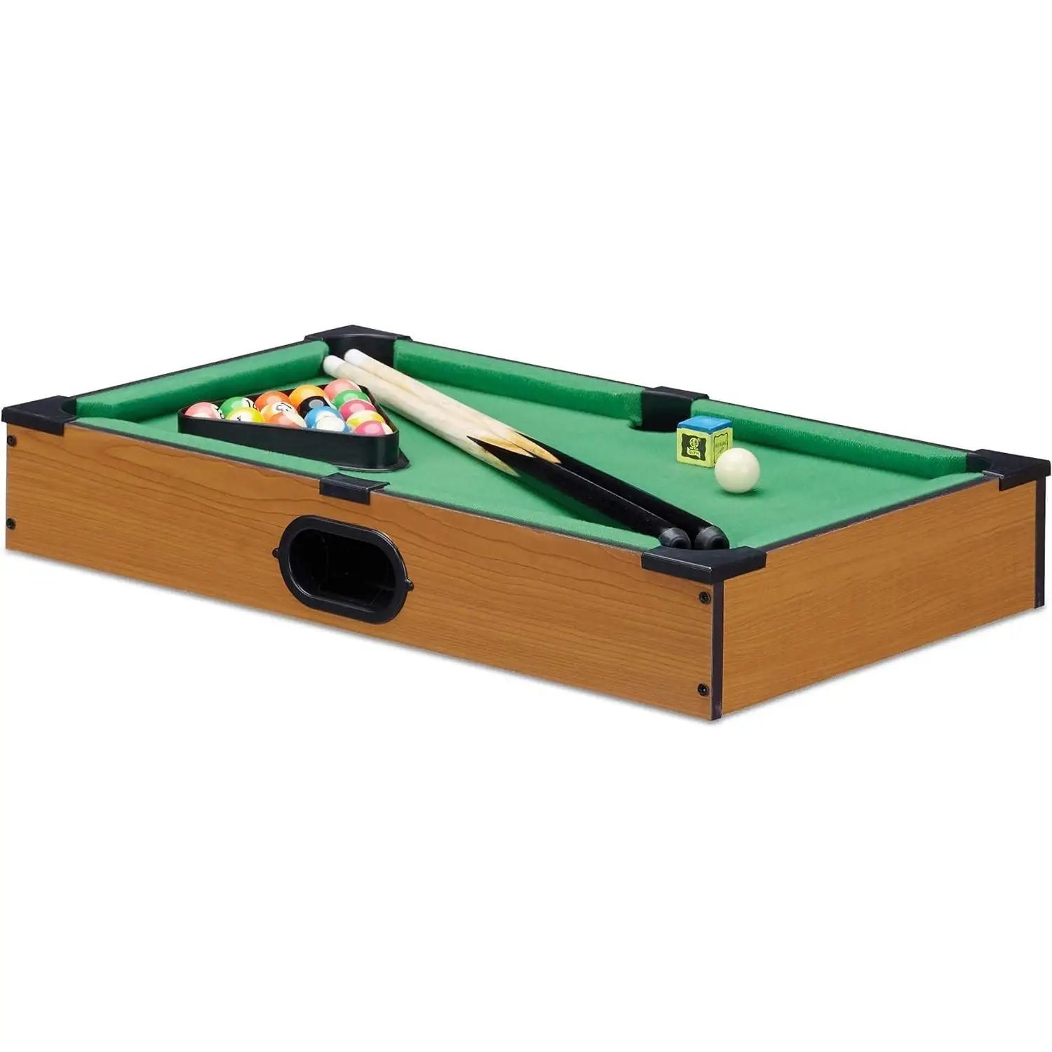 Billar de Mesa de Madera - Juegos Compactos para niños y Adultos - 1 vs 1 Mesita - Billar Mini de