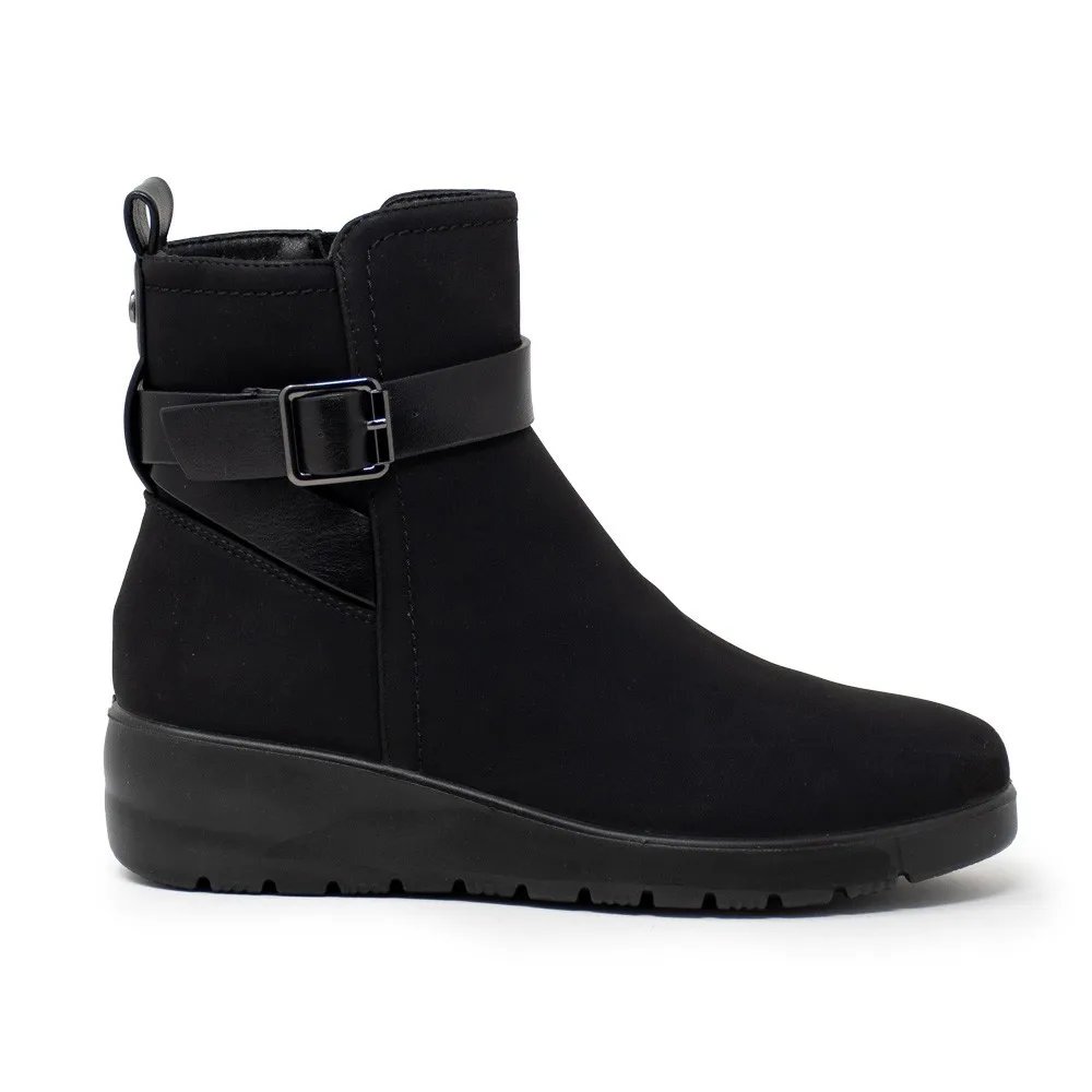 Botines casual mujer AMARPIES AST27009 BOTIN COMFORT HEBILLA NEGRO 33816 24I