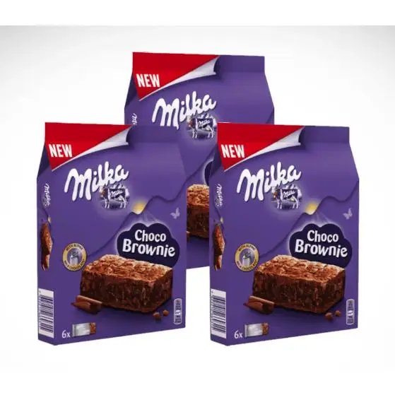 BROWNIE CHOCO MILKA 150 G 3ud (total 0.450kg)