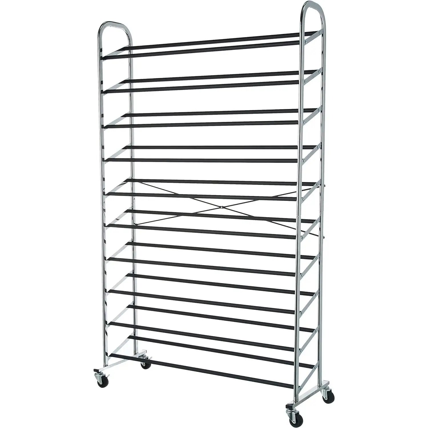 Cosgomarket - Organizador para 50 pares de zapatos mantiene los zapatos organizados Hecho de metal