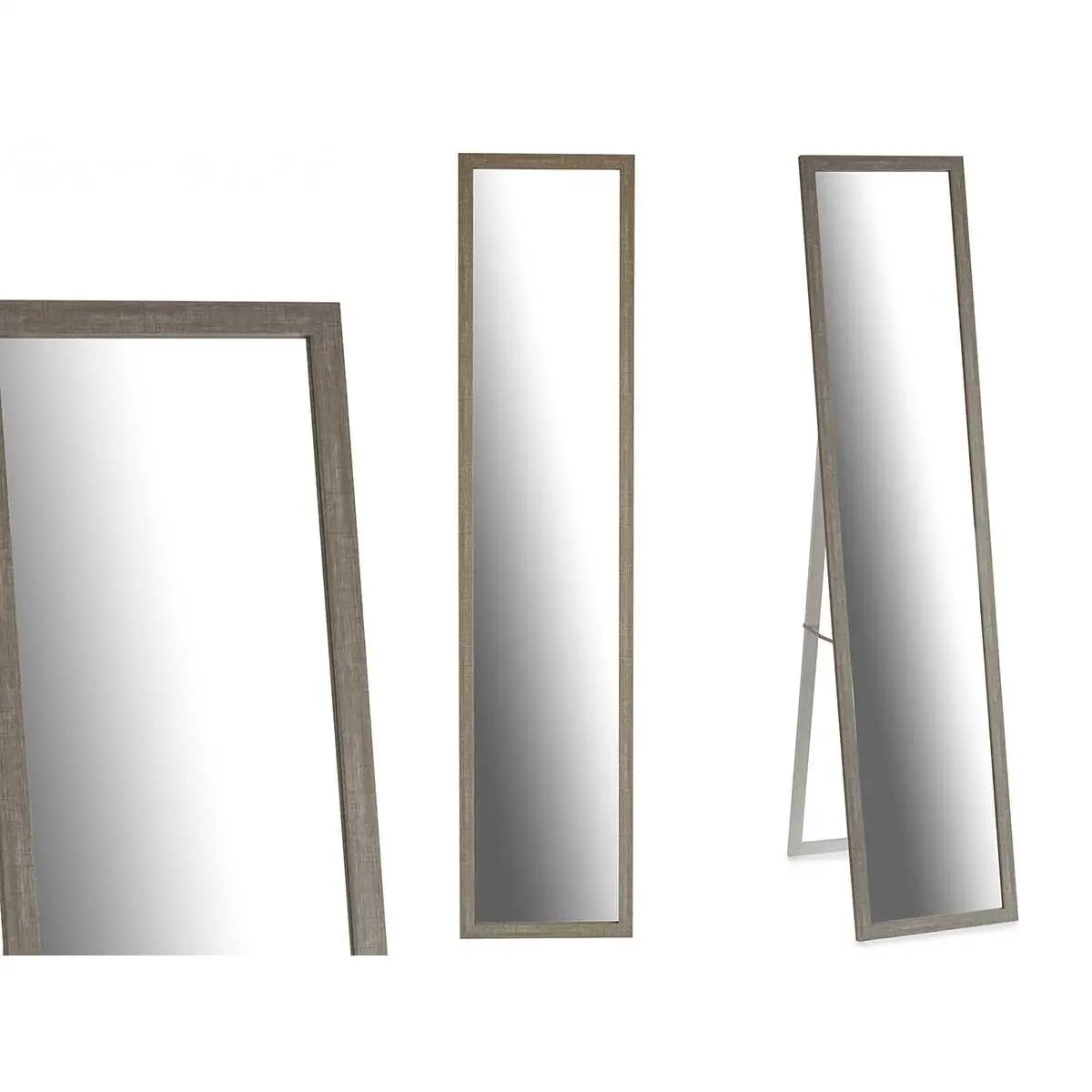 Factory Cuadros Espejo Pie 30 X 120 Cm Gris