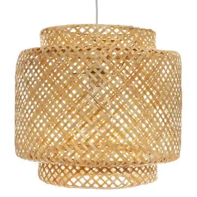 Factory Cuadros Lámpara Colgante de Bambú Formentera D40cm | Estilo Natural