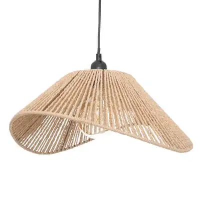 Factory Cuadros Lámpara Colgante de Cuerda Gijón 45cm - Estilo Natural