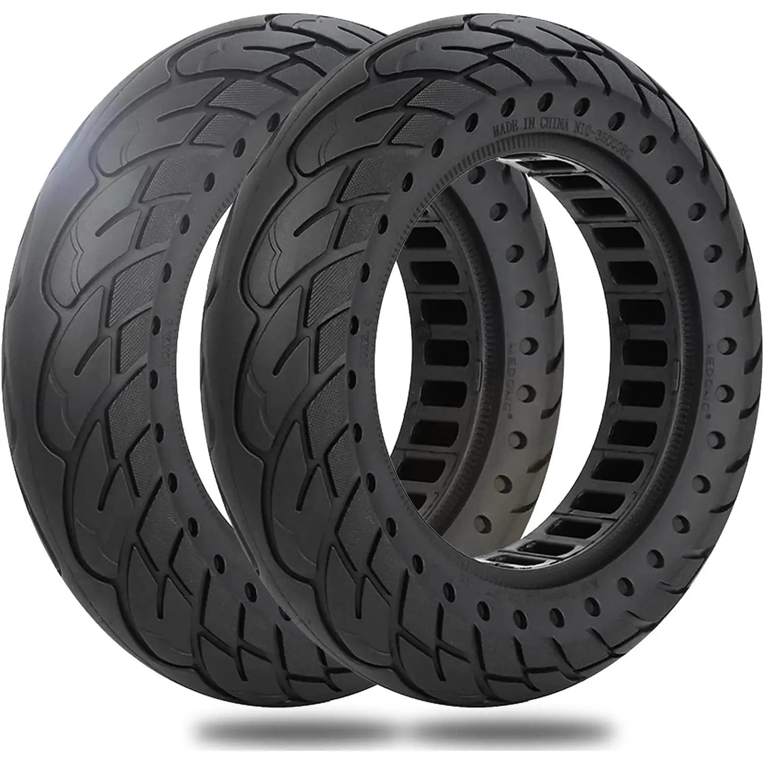 FGNS.Rueda Maciza para Patinete Electrico, Rueda Maciza de 10 Pulgadas 10x2,125 para Patinete