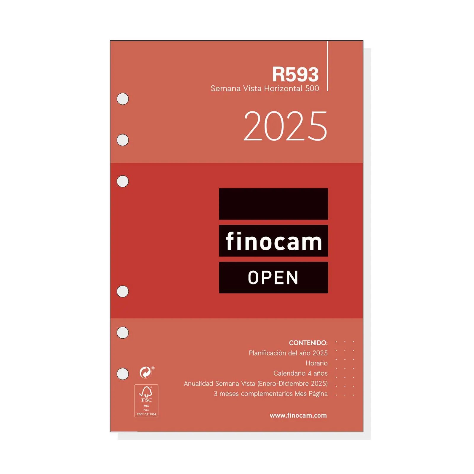 Finocam - Recambio Anual Open 2025 Enero 2025 - Diciembre 2025 (12 meses) Español