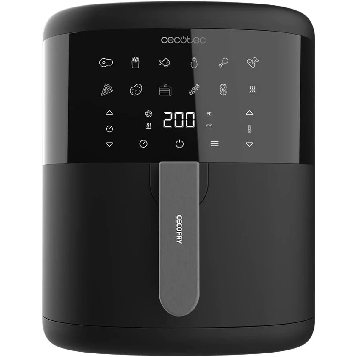 Freidora de Aire sin Aceite 6L Cecotec Cecofry Bombastik 6000, Tecnología PerfectCook, 1700W