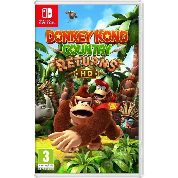 Juego Donkey Kong Country Returns HD para Nintendo Switch PAL EU - Nuevo Original Precintado