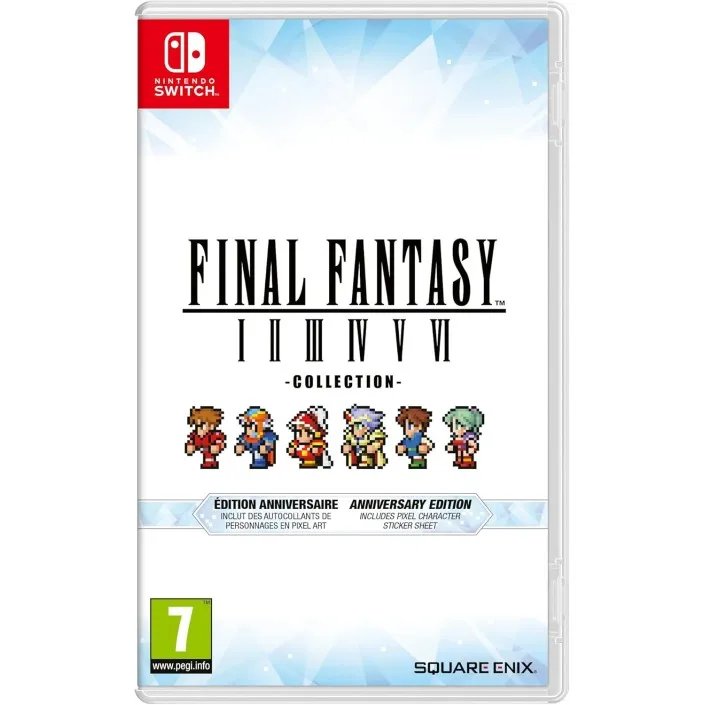 Juego Final Fantasy I - VI Colección Edición Aniversario para Nintendo Switch PAL EU - Nuevo