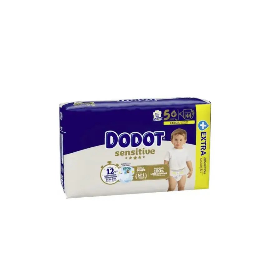 Pañales Dodot Sensitive T5+ (12-17 kg) 2 pack*44 ud. total 88ud
