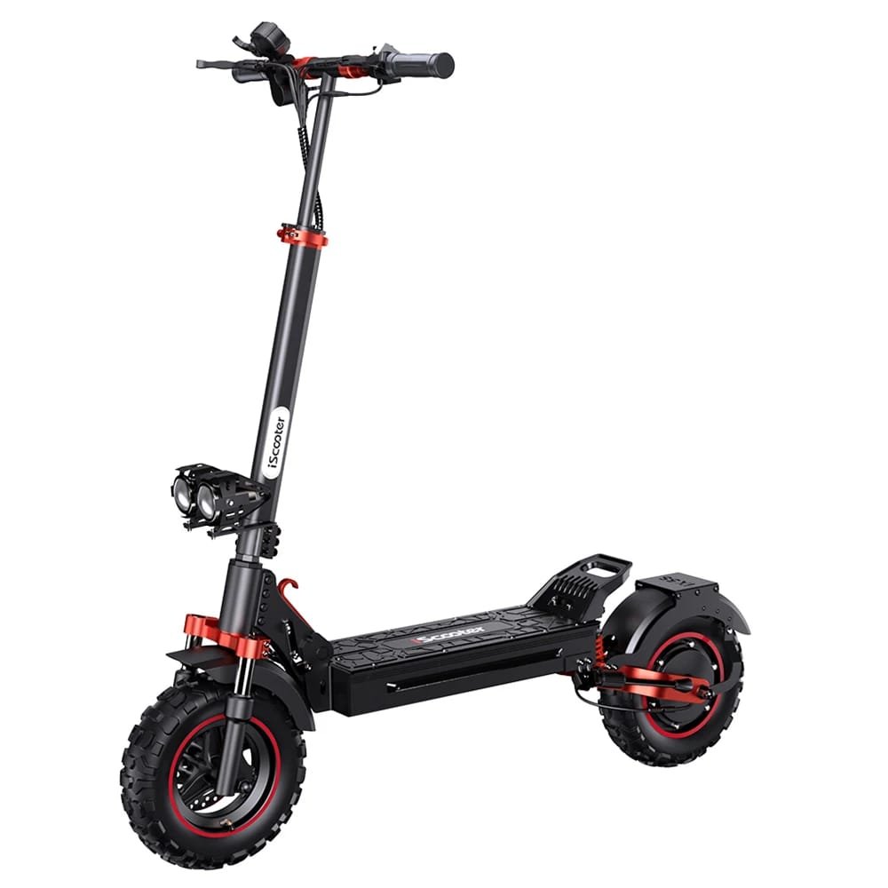Patinetes Electricos Adultos iScooter iX3 Plegable Scooter Freestyle, 10 Pulgadas Todo Terreno,