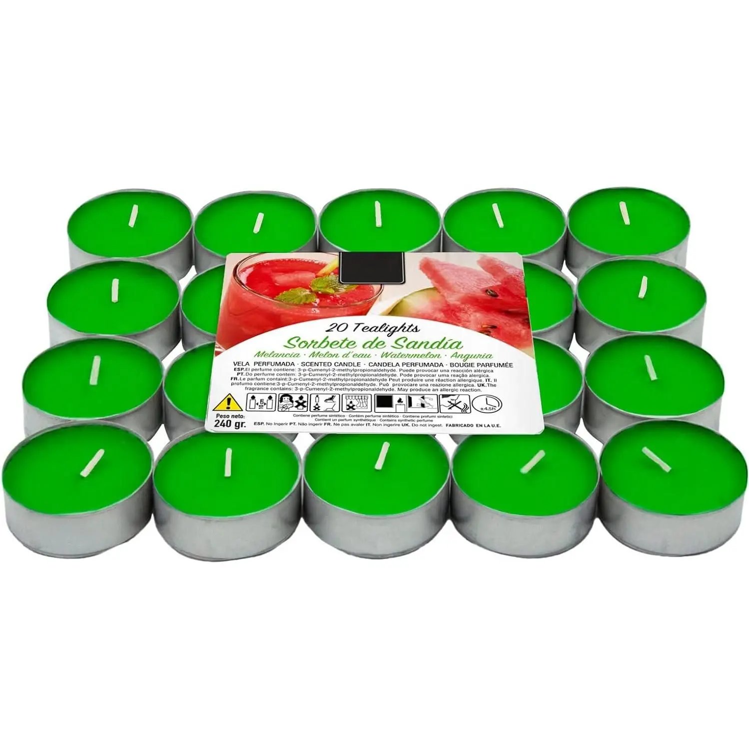 Velas Decorativas Aromáticas, Velas de Té Perfumadas, Paquete de 20Uds, 60Uds,100Uds de Velas