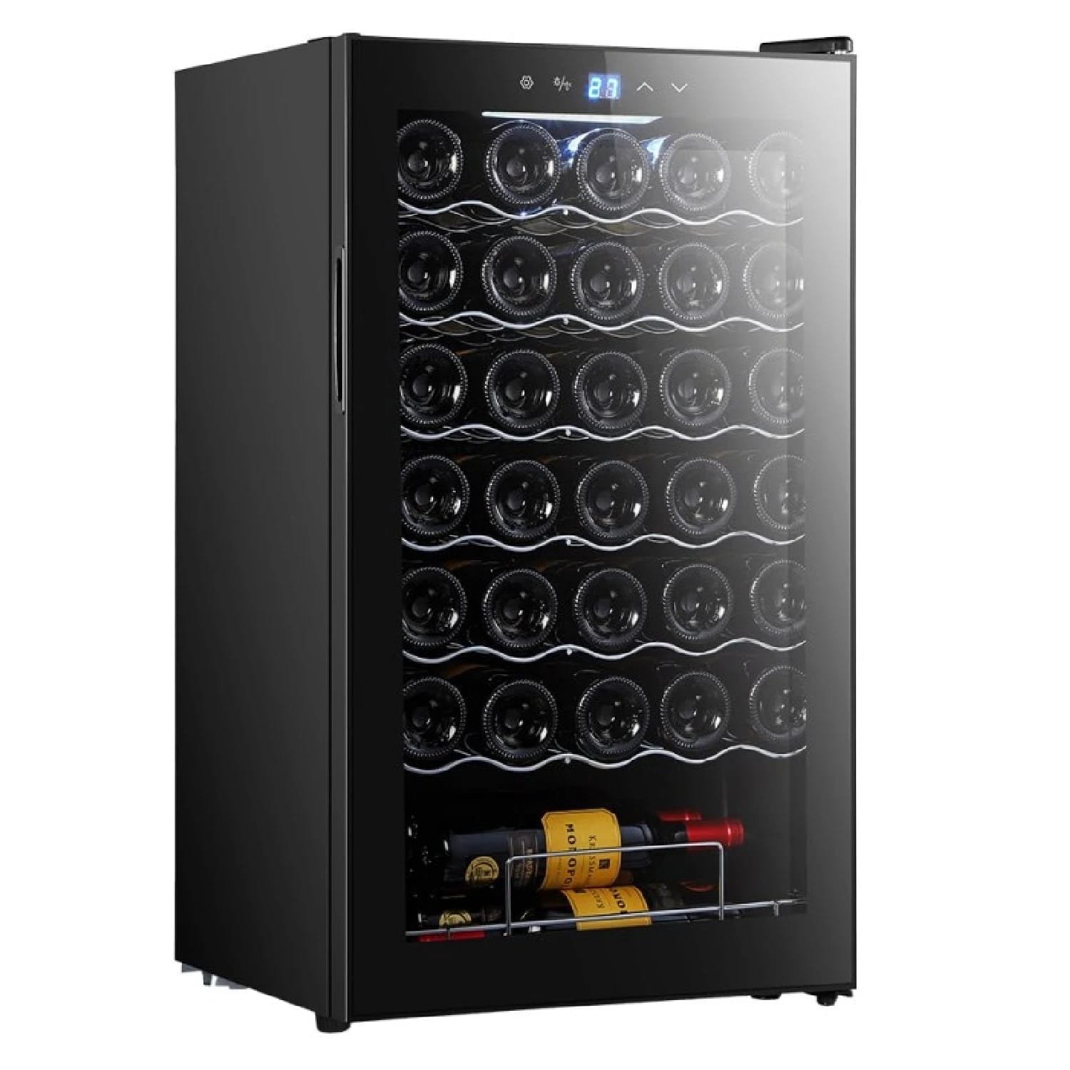 Vinoteca 34 botellas Bolero grandsommelier 34030 black compressor, 80 L, Enfriamiento por compresor,