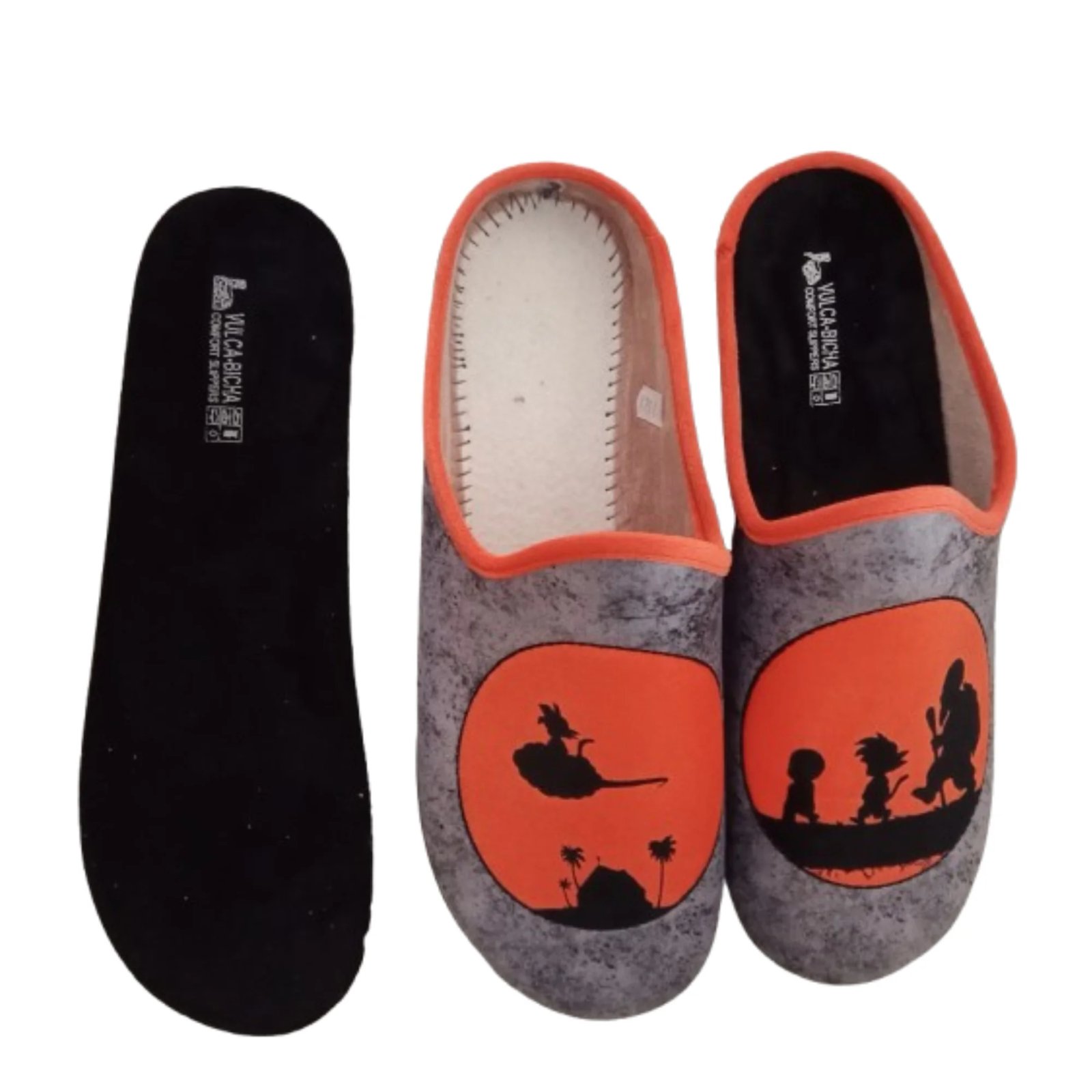 Vulcabicha 1823 zapatilla en chancla para casa de caballero dibujo Dragon Ball Goku