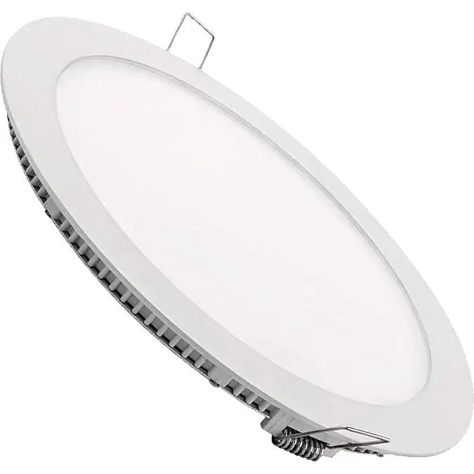 VZLED - Pack 2-5-10 downlight LED 20W empotrar redondo, Plafón techo led redondo extraplano, Plafón