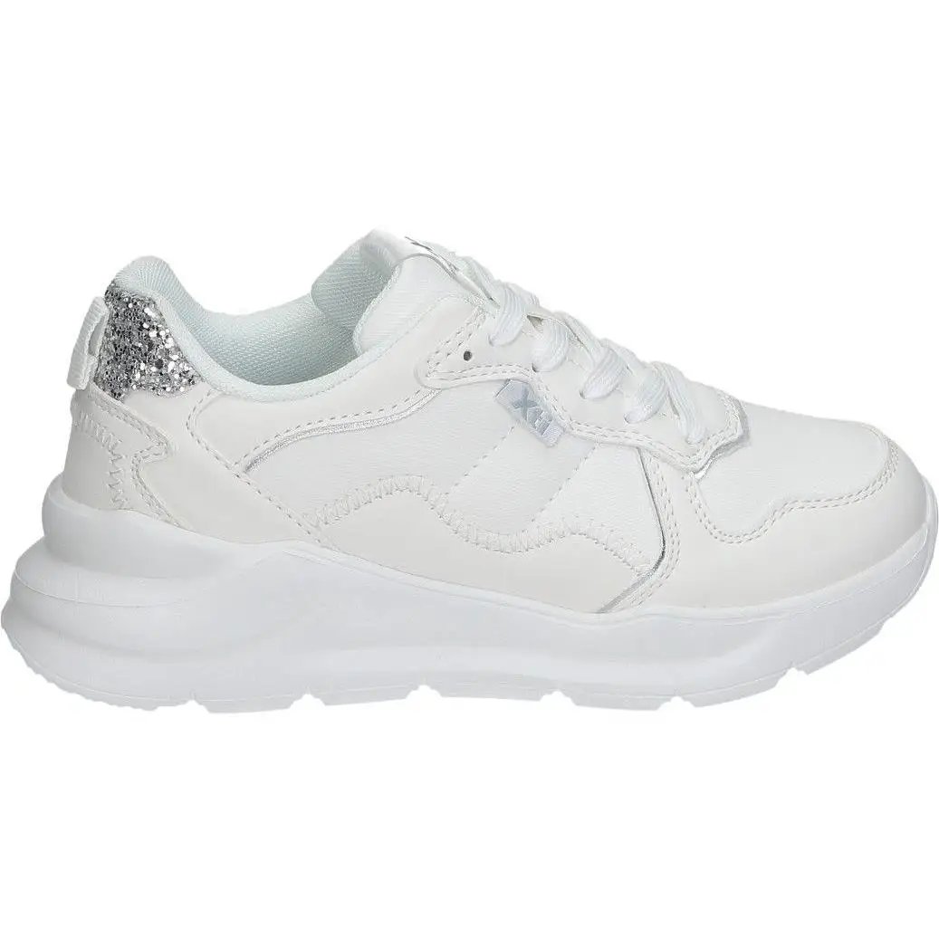 XTI KIDS | Zapatillas Bajas XTI KIDS para Niña – Deportivas con Plataforma en Color Blanco –